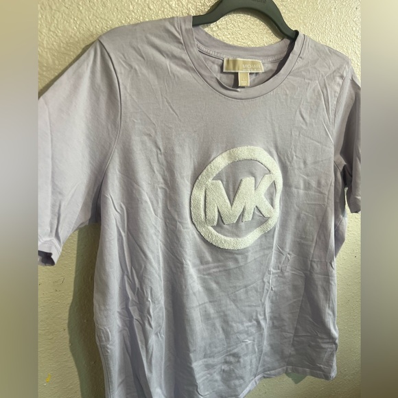 Michael Kors Women's Top- Tee size large color light purple - Picture 5 of 7